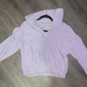 Urban outfitters light purple fluffy pullover